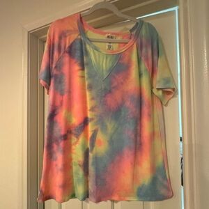 Bibi Women's Tie-Dye Top - Multicolor
